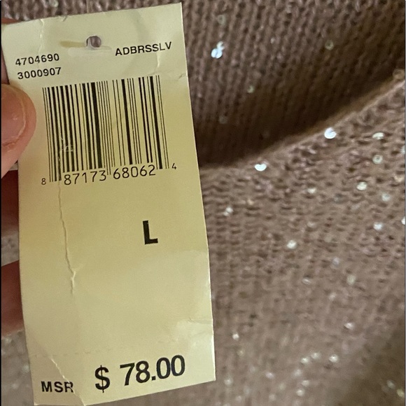 Sparkly sweater, new with tags - Picture 4 of 4